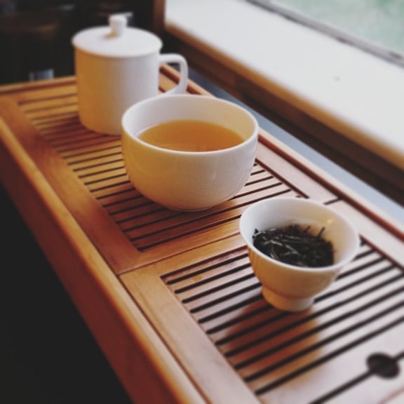 grey dragon tea brewed