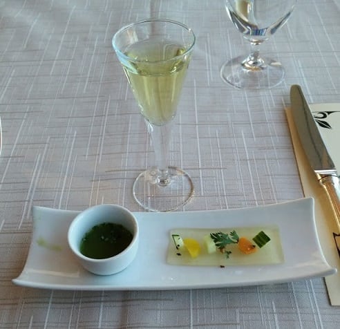 Pairing 1 - Chilled Cucumber Soup - Jin Guan Yin Anxi Wulong Tea, photo by Nicole S.