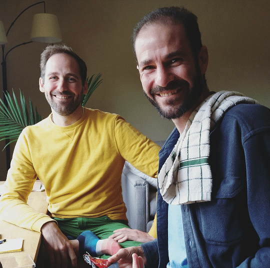 Left to right: Phillip Sauerbeck and Dan Pappas. 