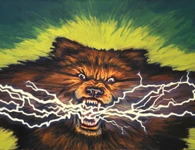 lightning bear