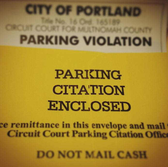 parking ticket