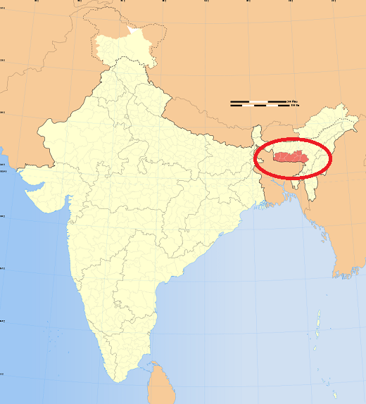 Meghalaya far view