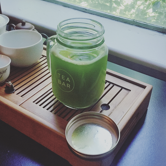 matcha on the go. 