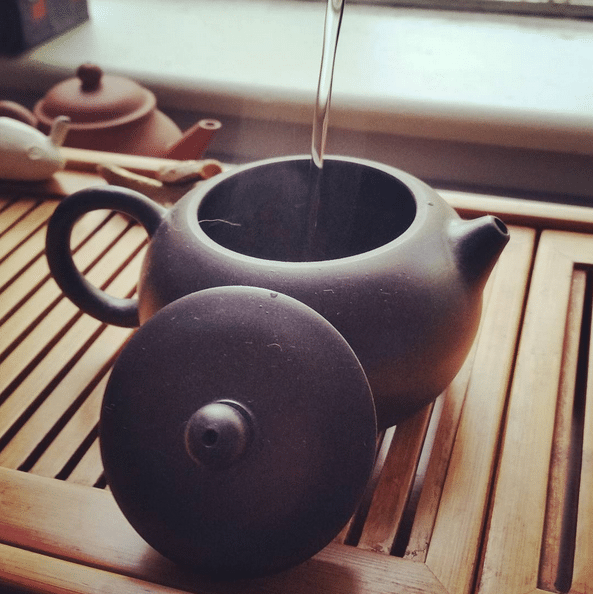 seasoning the new booby yixing pot