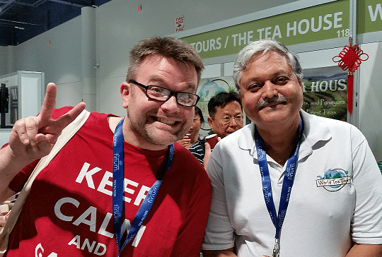 Rajiv and me at World Tea Expo