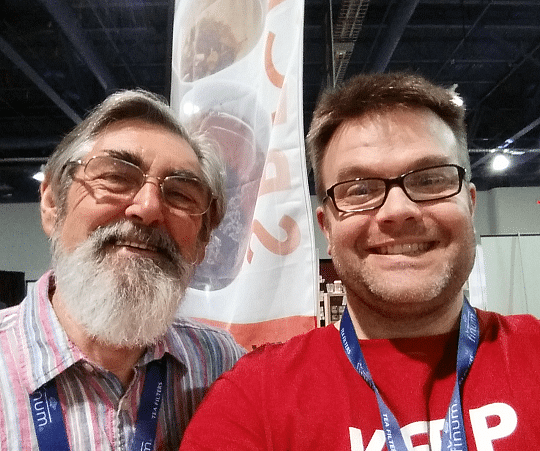 Rare Nigel Selfie at World Tea Expo