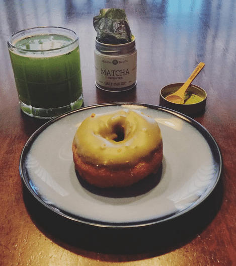 matcha matcha doughnut