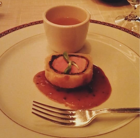 Pairing 6 - Veal Wellington - Junshan Yinzhen Yellow Tea