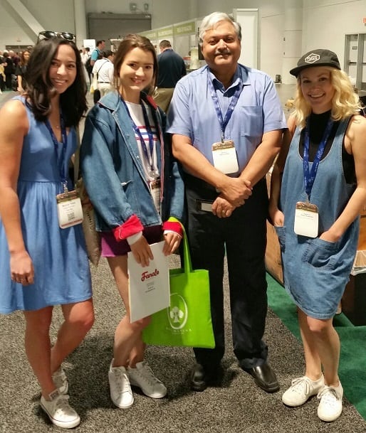 Team Tea Bar and Rajiv Lochan at World Tea Expo