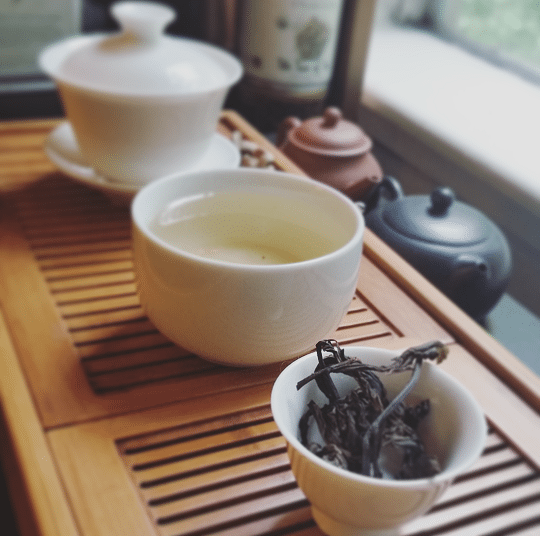 Sichuan Kuding Cha brewed