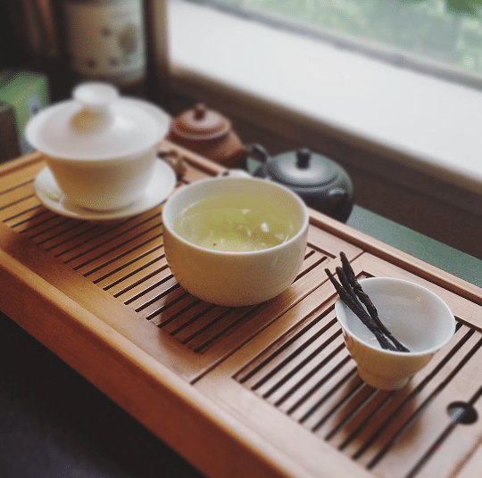 Yunnan Kuding Cha brewed